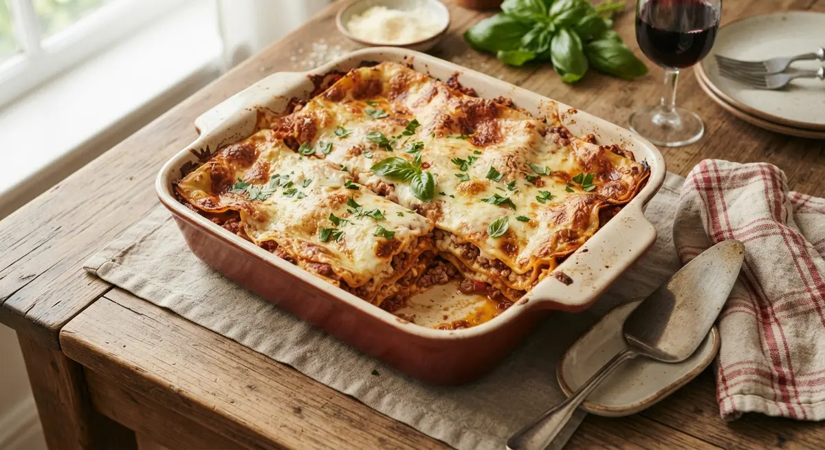 Kid Friendly Homemade Lasagna